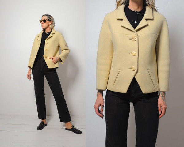 Bill Blass Structured Wool Blazer