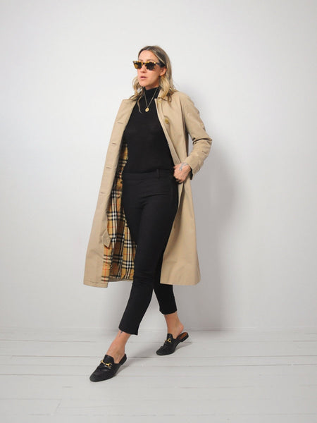 Nova Check Burberry Trench Coat