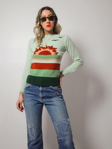 70's Sunrise striped Sweater