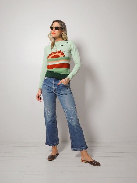 70's Sunrise striped Sweater