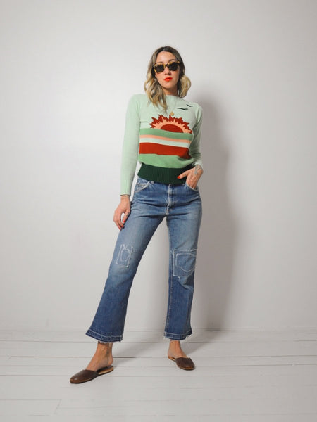 70's Sunrise striped Sweater