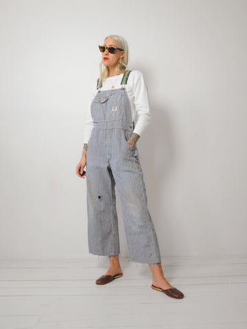 50's Hickory Striped Overalls