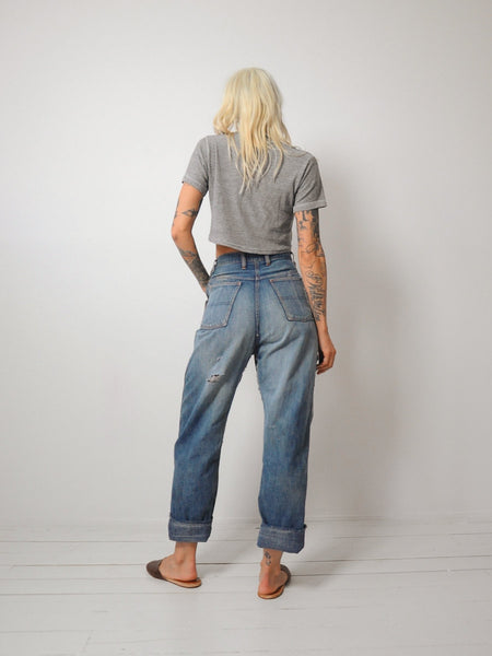 40's Side Zip Jeans 26x28