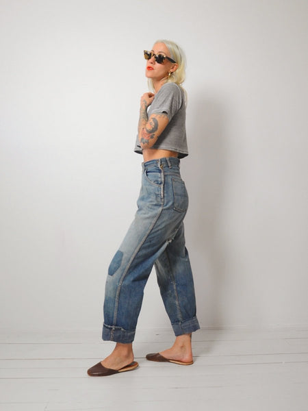 40's Side Zip Jeans 26x28