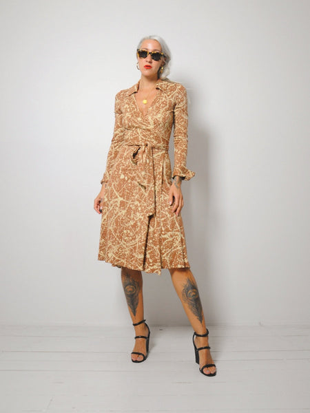 70's DVF Pollock Wrap Dress