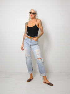 Levis 505 Ripped Jeans 32x29