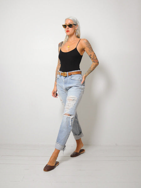 Levis 505 Ripped Jeans 32x29