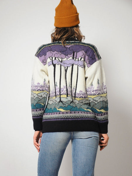 Art Nouveau Forest Sweater