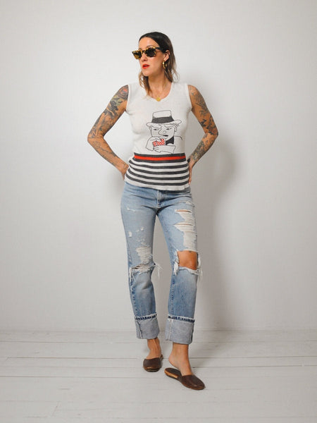 70's W.C. Fields Knit Tank