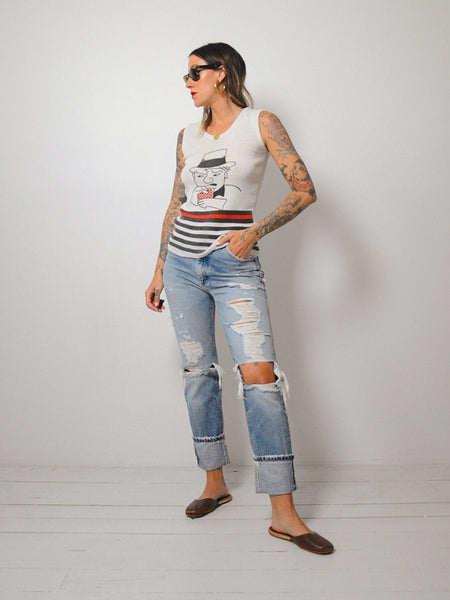 70's W.C. Fields Knit Tank