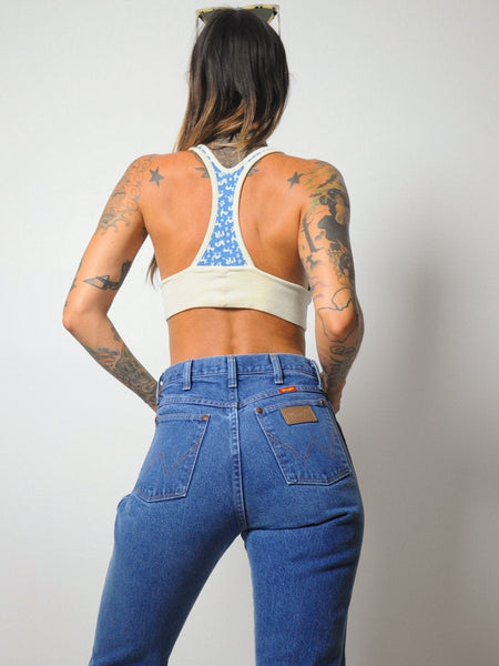 70's Animal Print Crop Top