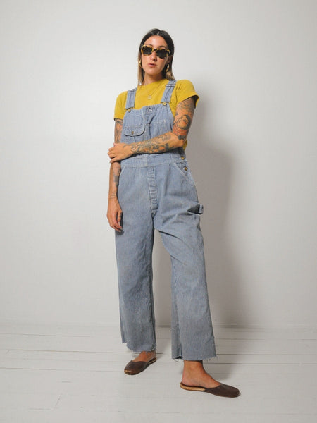 60's Hickory Stripe Overalls