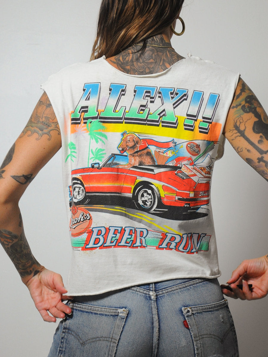 80's Stroh's "Alex" Beer Run T-shirt