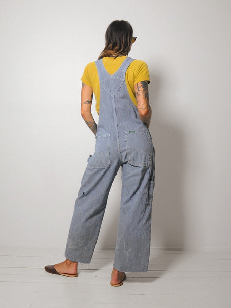 60's Hickory Stripe Overalls