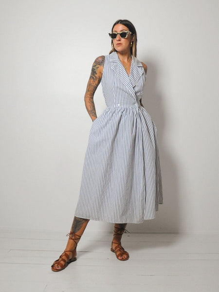 Sconset Striped Shirt Dress