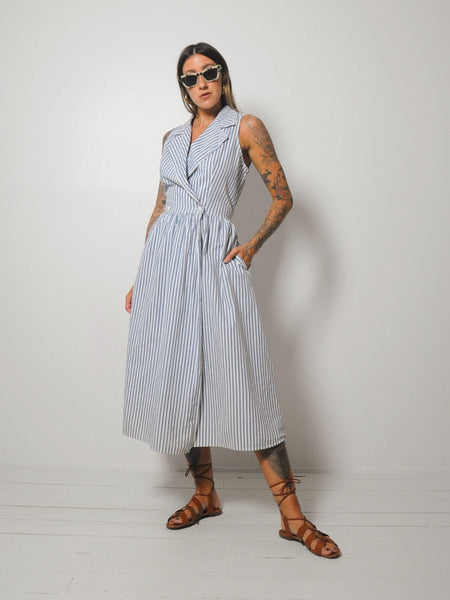 Sconset Striped Shirt Dress