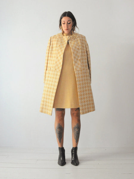 60's Houndstooth Wool Set
