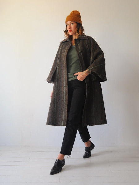 60's Irish Wool Cape Coat