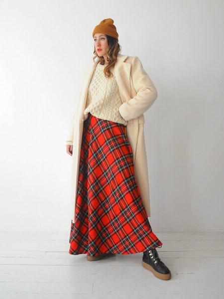 Ivory Wool Menswear Coat