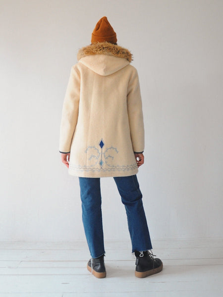 70's Hudson's Bay Embroidered Coat