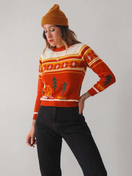 70's Cozy Cabin Sweater