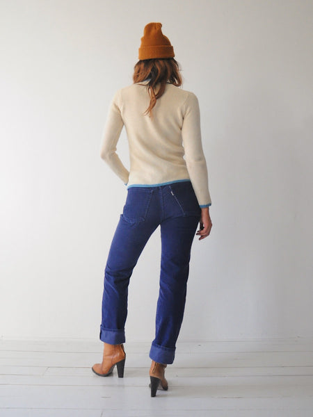 70's Eva Botanical Sweater