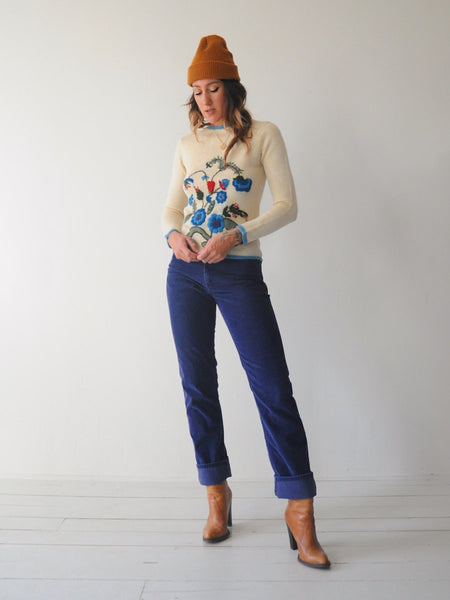 70's Eva Botanical Sweater