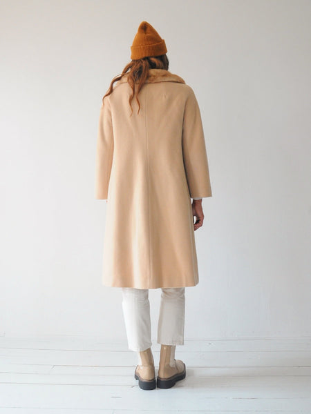 60's Vanilla Wool Coat