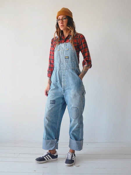 50's OshKosh Patched Overalls
