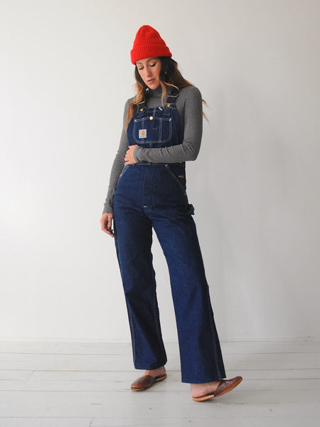 Carhartt Dark Wash Overalls