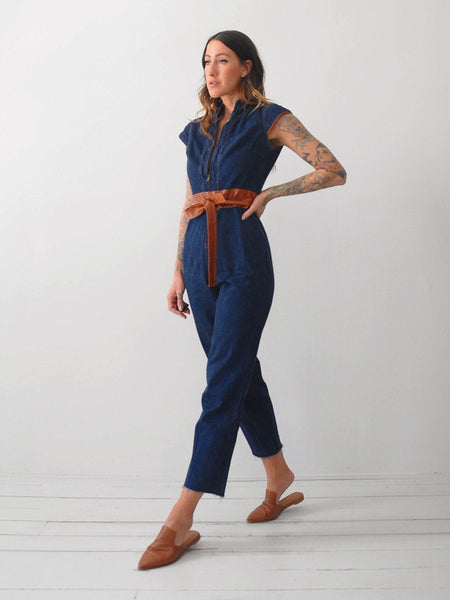 70's Astrid Denim Jumpsuit