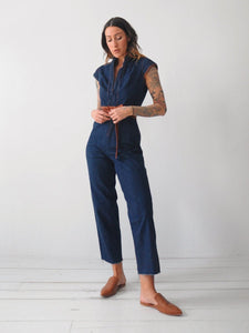 70's Astrid Denim Jumpsuit