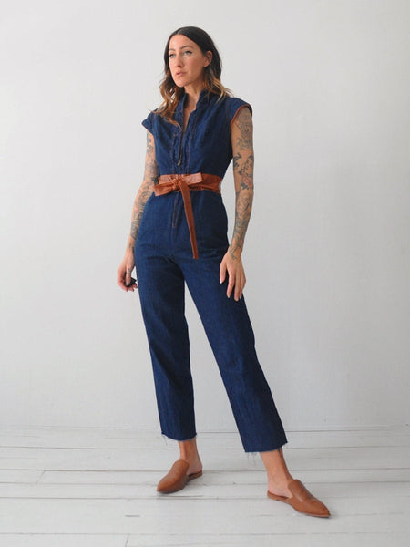 70's Astrid Denim Jumpsuit