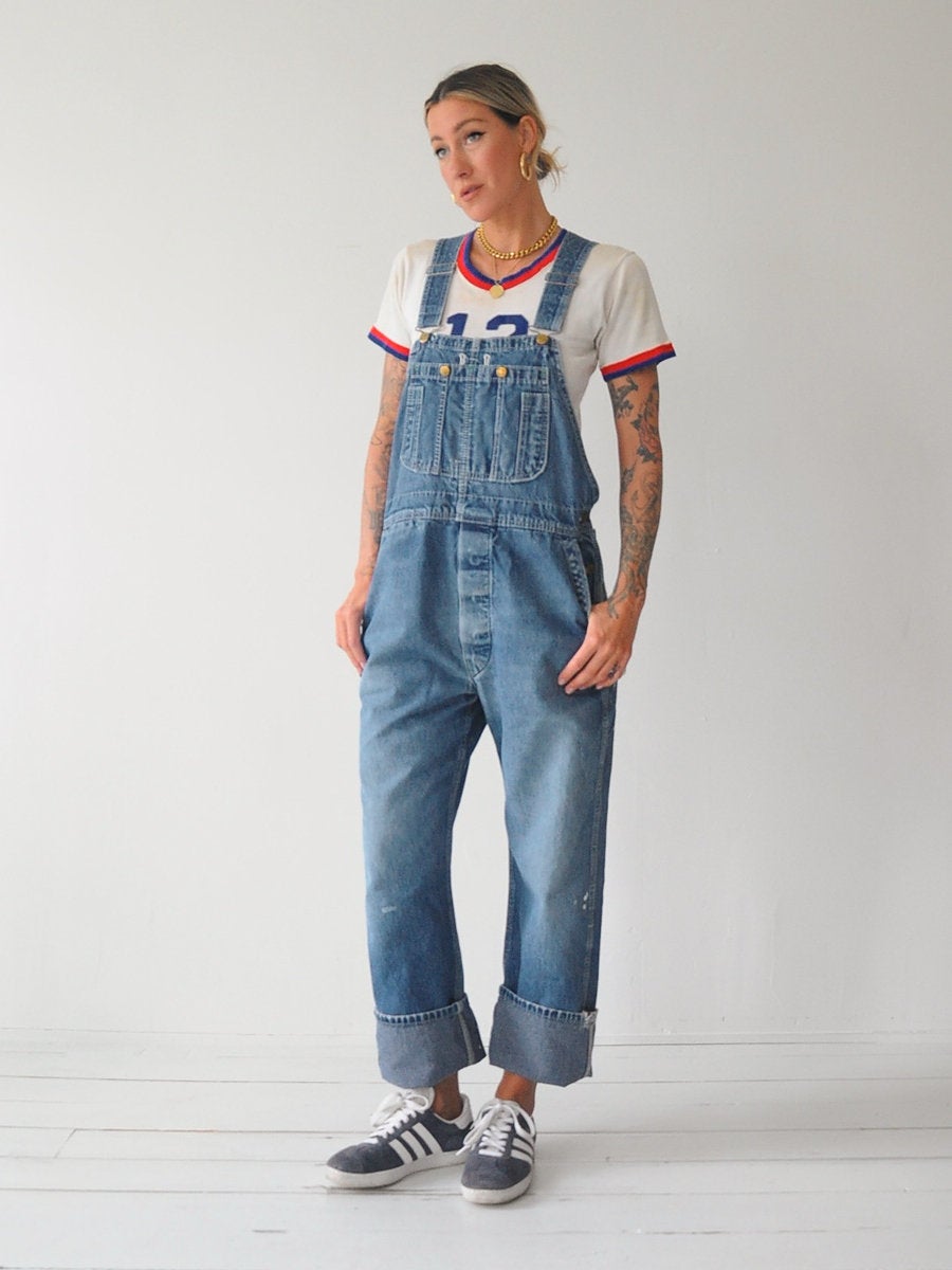 70's Painted Big Smith Overalls