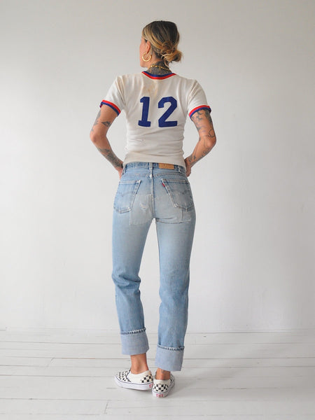 Levi's 501 Patched Jeans 27x32