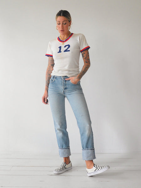 Levi's 501 Patched Jeans 27x32