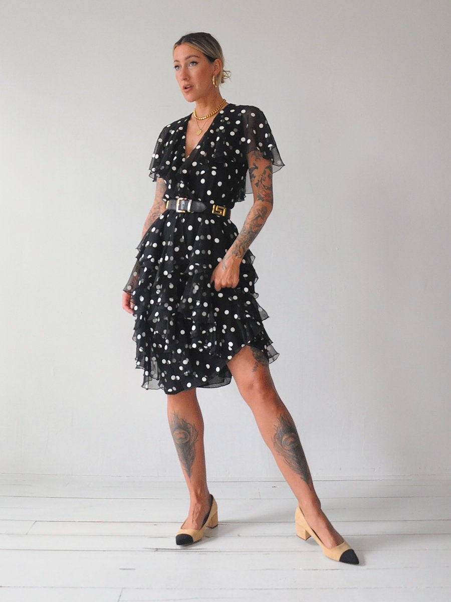 Camille Polka Dot Dress