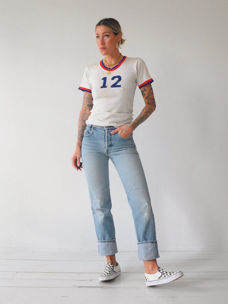 Levi's 501 Patched Jeans 27x32