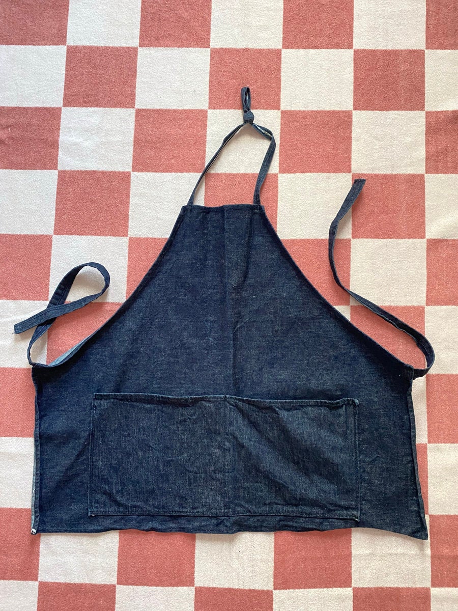 Indigo Denim Chore Apron