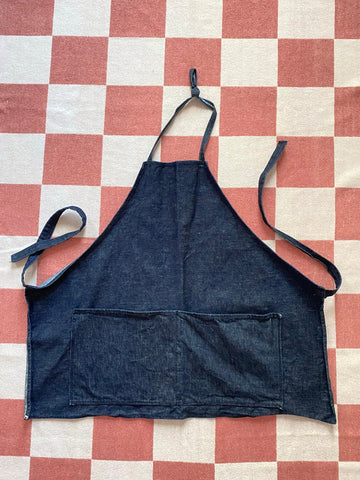 Indigo Denim Chore Apron