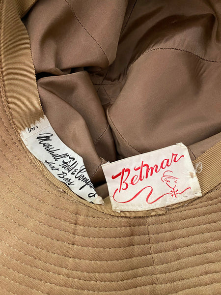 1970's Wide Brim Suede Hat