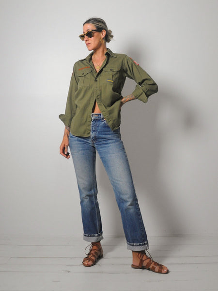 50's Patched Boy Scout Shirt