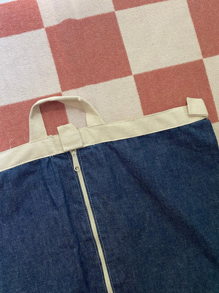 1970's Denim Garment Bag