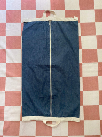 1970's Denim Garment Bag