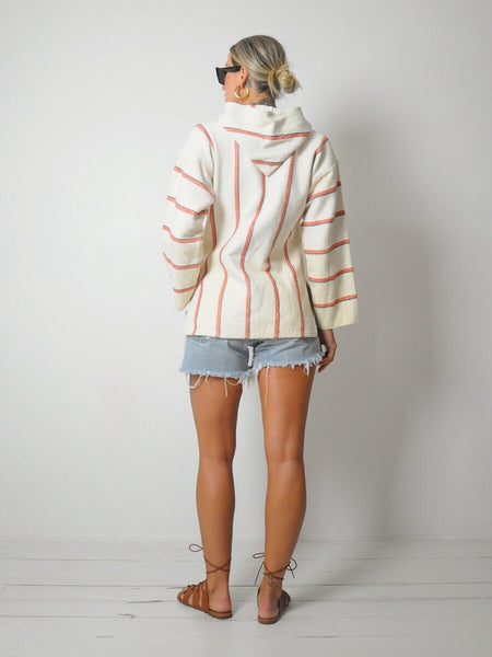 1970's Woven Beach Hoodie