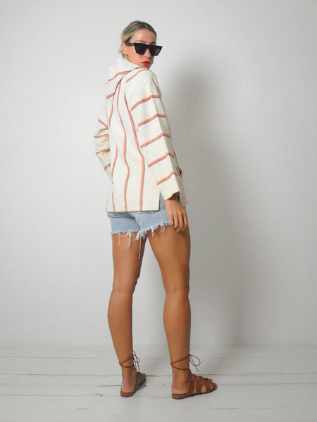 1970's Woven Beach Hoodie