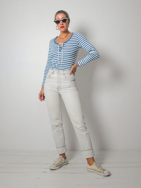 Levi's White Wash 505s 28x31