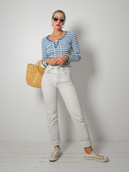 Levi's White Wash 505s 28x31