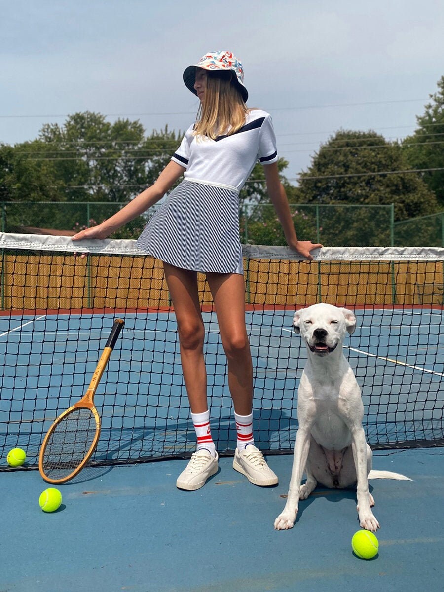 1960's Steffi Reversible Tennis Skirt