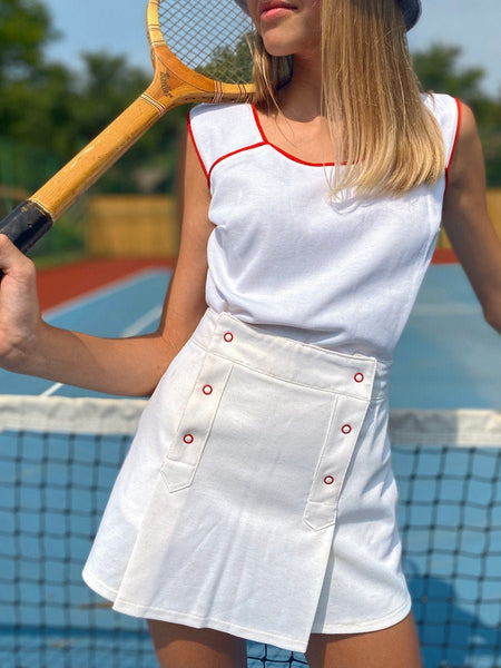 1960's Billie Jean Tennis Skirt